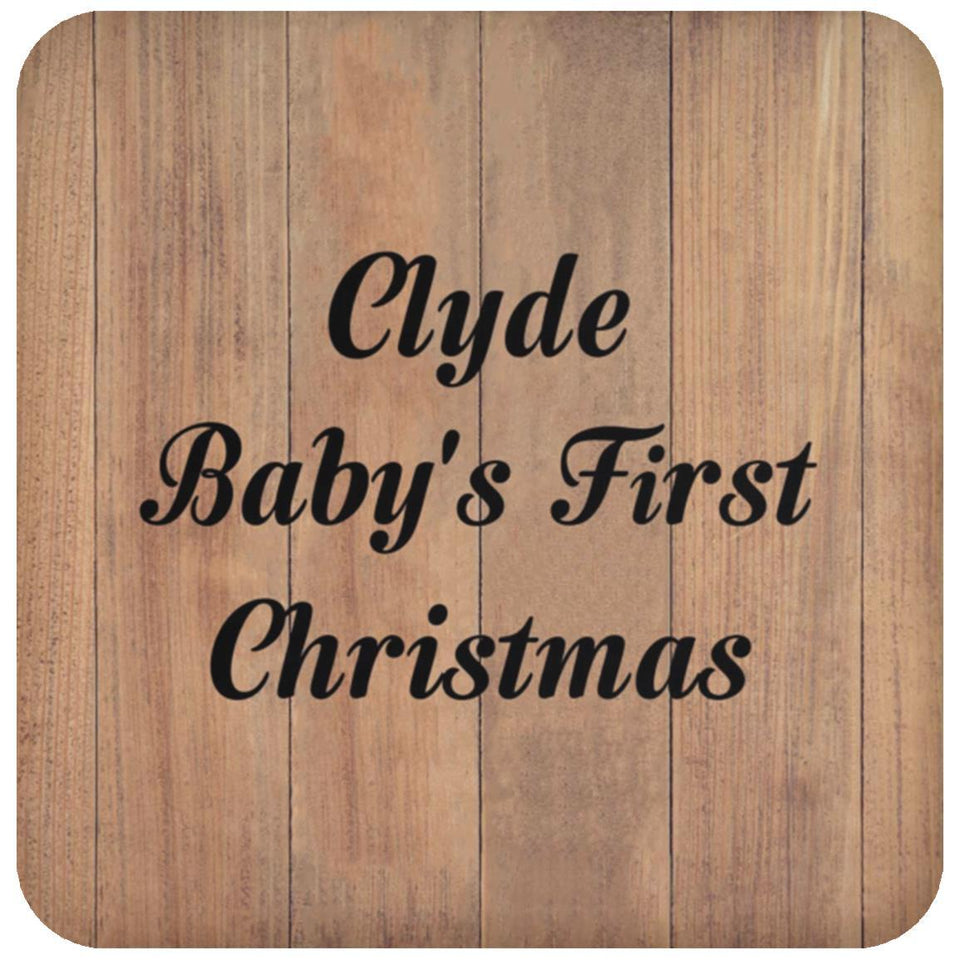 Clyde Baby's First Christmas - Drink Coaster C