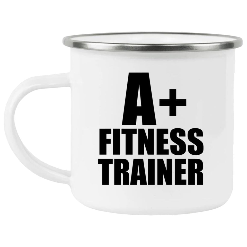 A+ Fitness Trainer - 12oz Camping Mug