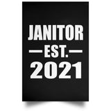 Janitor Established EST. 2021 - Poster Portrait