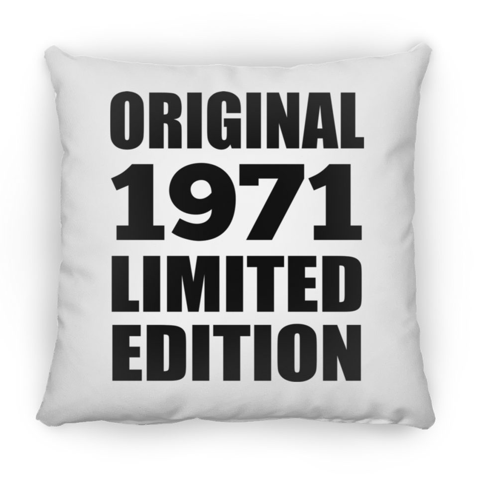 53rd Birthday Original 1971 Limited Edition - Throw Pillow