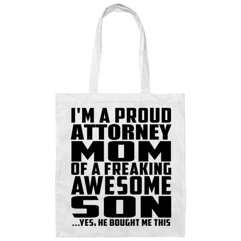 Proud Attorney Mom Of Awesome Son - Tote Bag White