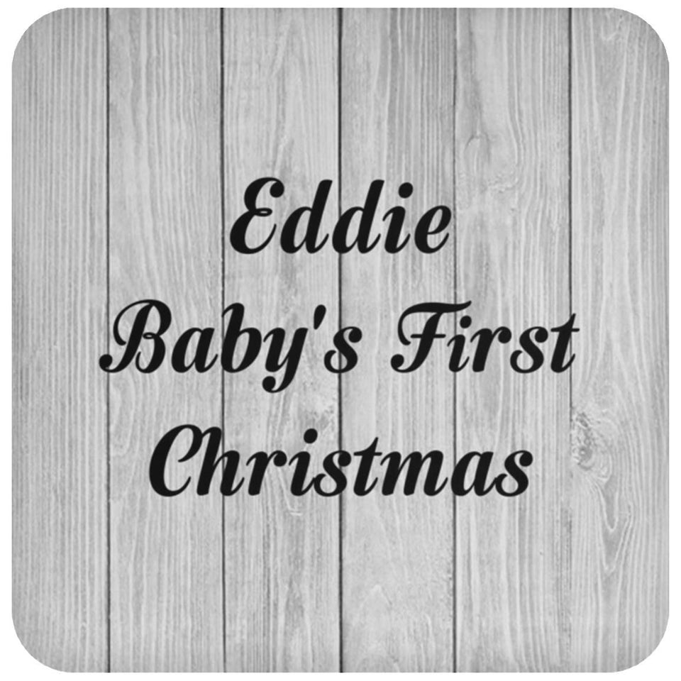 Eddie Baby's First Christmas - Drink Coaster F