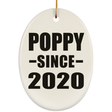 Poppy Since 2020 - Oval Ornament
