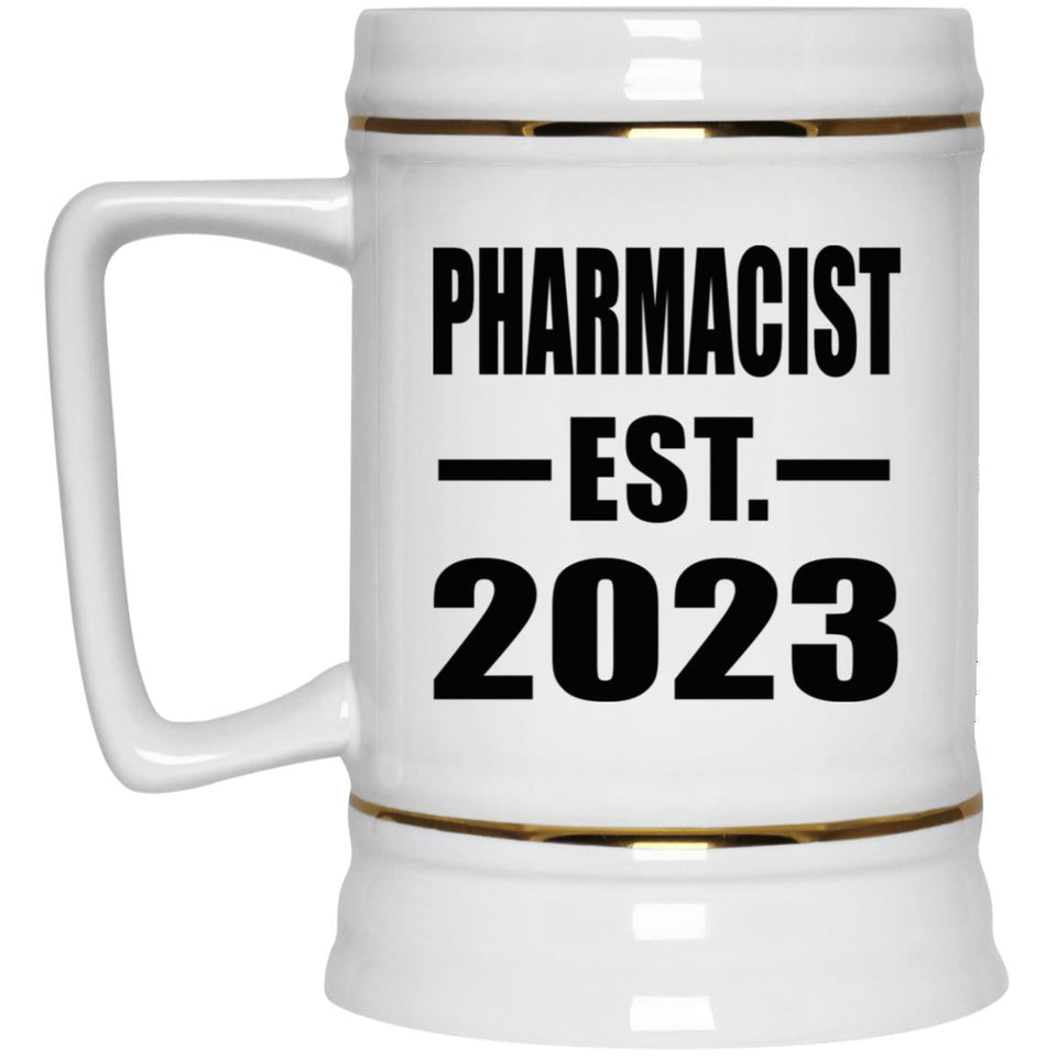 Pharmacist Established EST. 2023 - Beer Stein