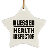 Blessed Health Inspector - Star Ornament