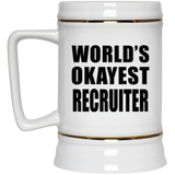 World's Okayest Recruiter - Beer Stein