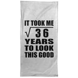 6th Birthday Took Square Root of 36 Years To Look Good - Hand Towel
