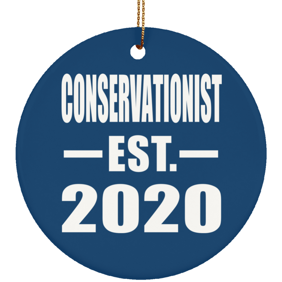 Conservationist Established EST. 2020 - Circle Ornament