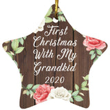First Christmas With My Grandkid 2020 - Star Ornament A