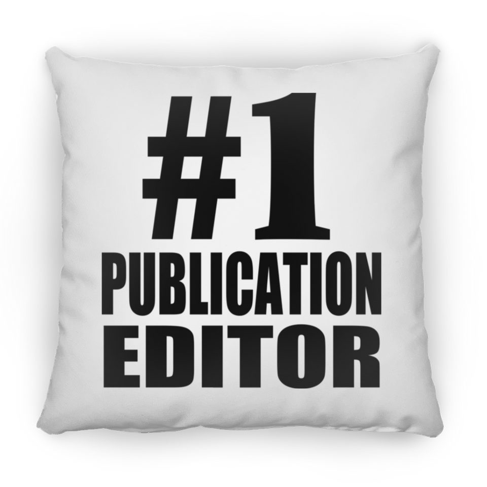 Number One #1 Publication Editor - Throw Pillow