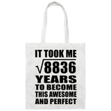 94th Birthday Took Square Root of 8836 Years To Awesome - Tote Bag White