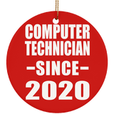 Computer Technician Since 2020 - Circle Ornament