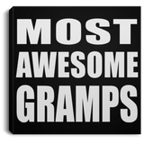 Most Awesome Gramps - Canvas Square