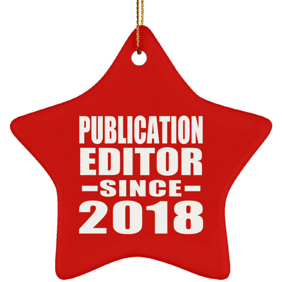 Publication Editor Since 2018 - Star Ornament