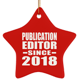 Publication Editor Since 2018 - Star Ornament