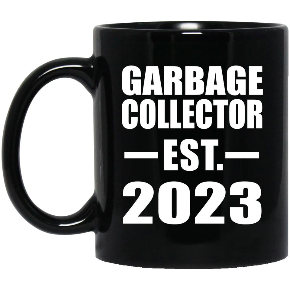 Garbage Collector Established EST. 2023 - 11oz Coffee Mug Black
