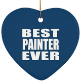 Best Painter Ever - Heart Ornament
