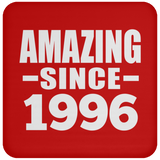 28th Birthday Amazing Since 1996 - Drink Coaster