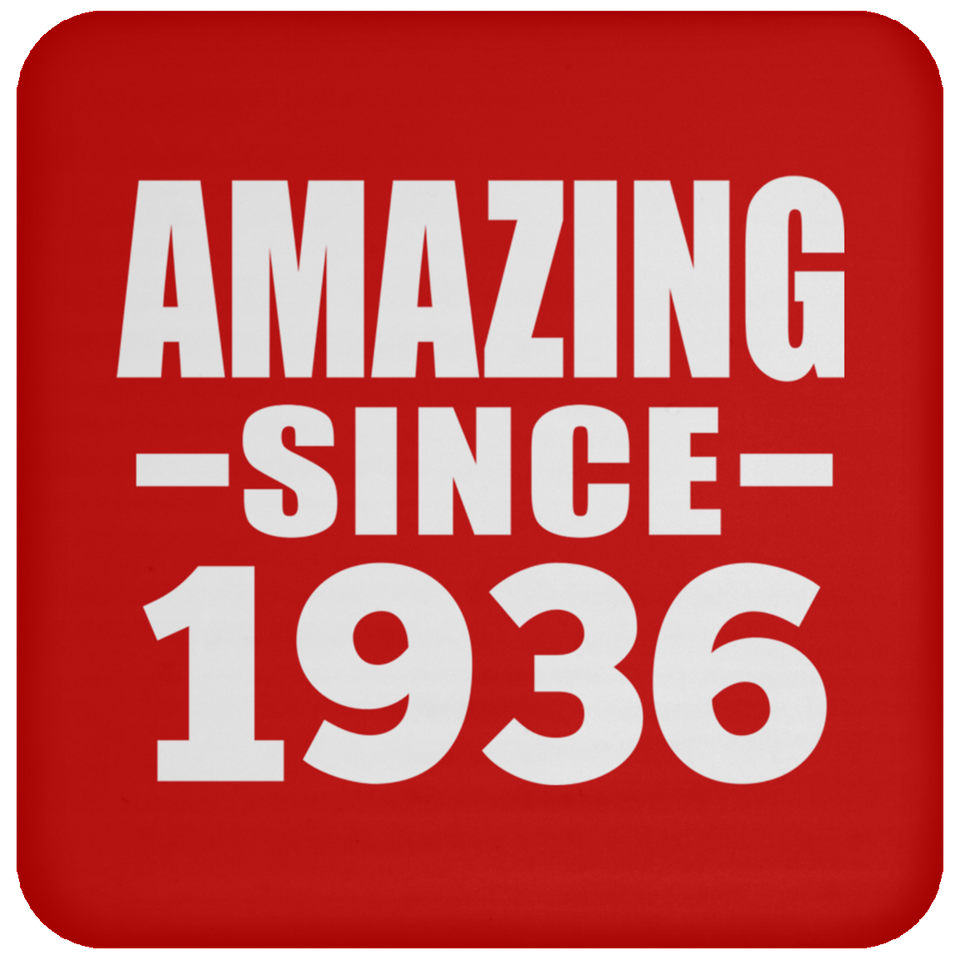 88th Birthday Amazing Since 1936 - Drink Coaster