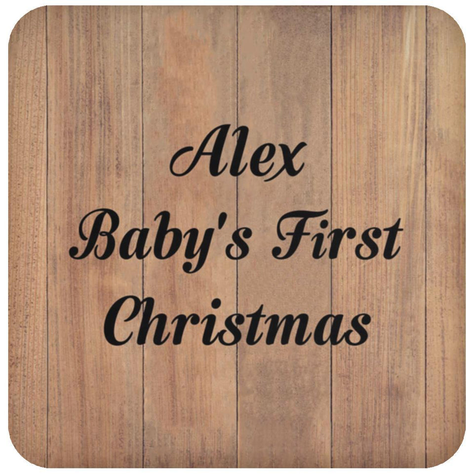 Alex Baby's First Christmas - Drink Coaster C