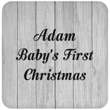 Adam Baby's First Christmas - Drink Coaster F
