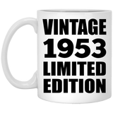 71st Birthday Vintage 1953 Limited Edition - 11oz Coffee Mug