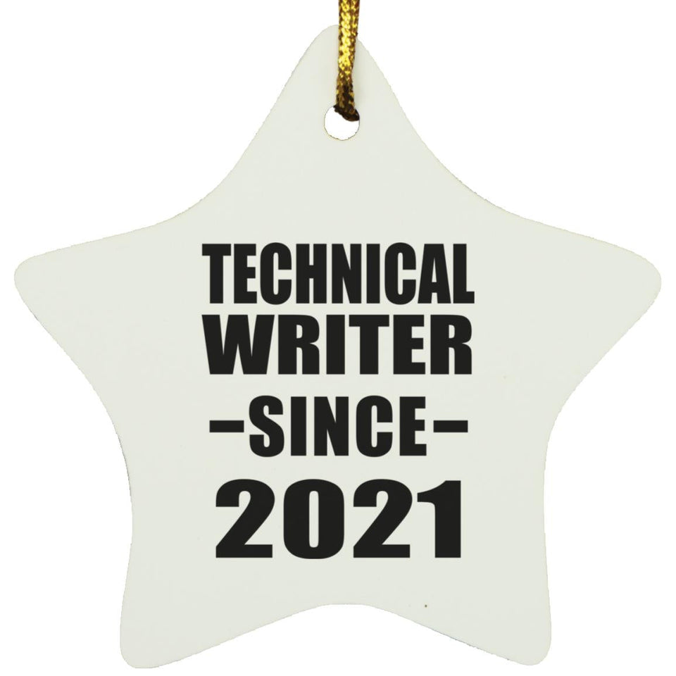 Technical Writer Since 2021 - Star Ornament