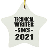 Technical Writer Since 2021 - Star Ornament