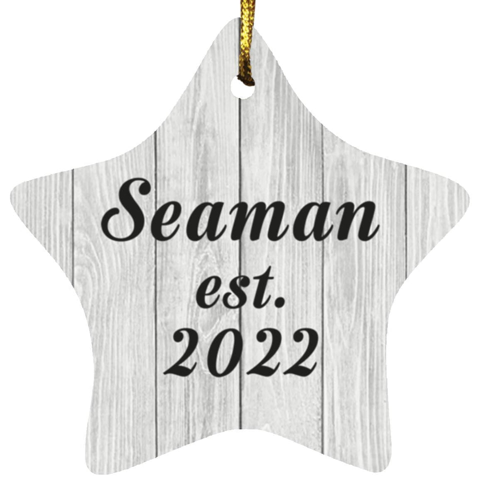 Seaman Established Est. 2022 - Star Ornament F