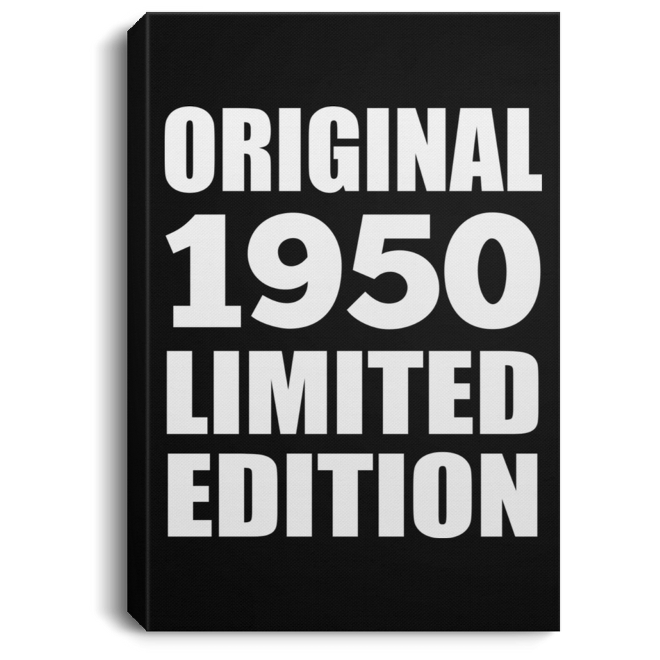 74th Birthday Original 1950 Limited Edition - Canvas Portrait