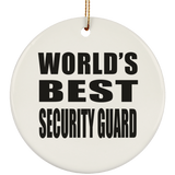 World's Best Security Guard - Circle Ornament