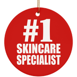 Number One #1 Skincare Specialist - Circle Ornament