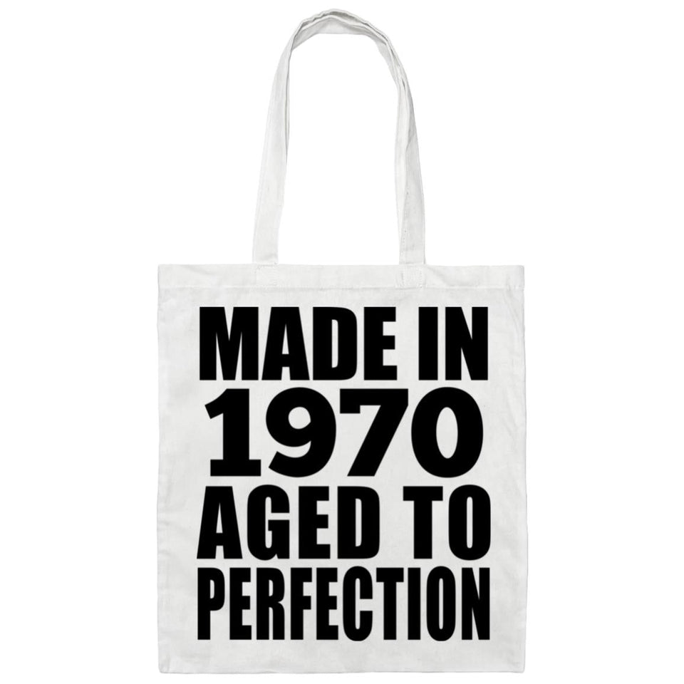 54th Birthday Made In 1970 Aged to Perfection - Tote Bag White