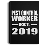 Pest Control Worker Established EST. 2019 - Canvas Portrait