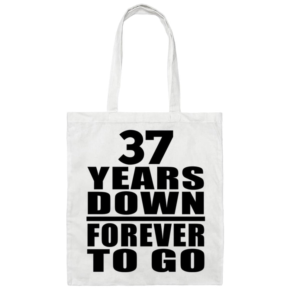 37th Anniversary 37 Years Down Forever to Go - Tote Bag White