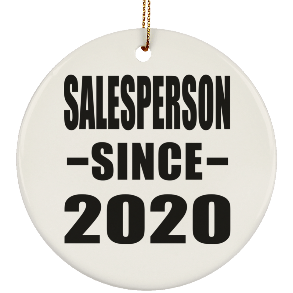 Salesperson Since 2020 - Circle Ornament