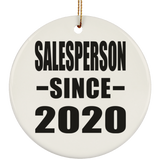 Salesperson Since 2020 - Circle Ornament