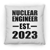 Nuclear Engineer Established EST. 2023 - Throw Pillow