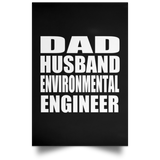 Dad Husband Environmental Engineer - Poster Portrait
