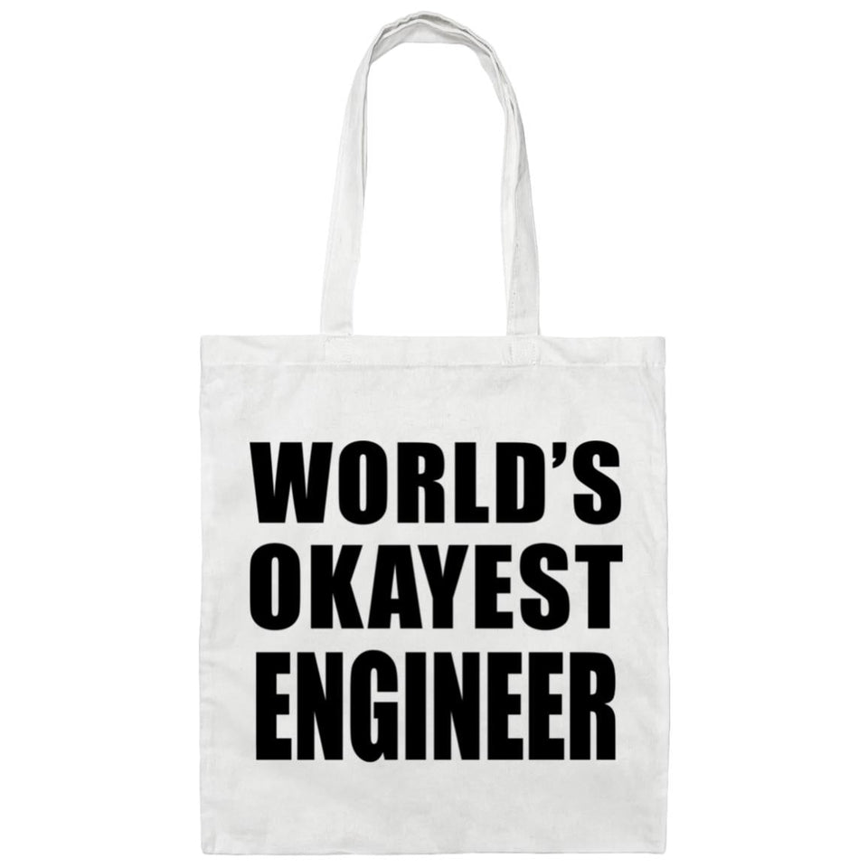 World's Okayest Engineer - Tote Bag White