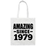 45th Birthday Amazing Since 1979 - Tote Bag White