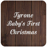Tyrone Baby's First Christmas - Drink Coaster D