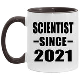 Scientist Since 2021 - 11oz Accent Mug Black