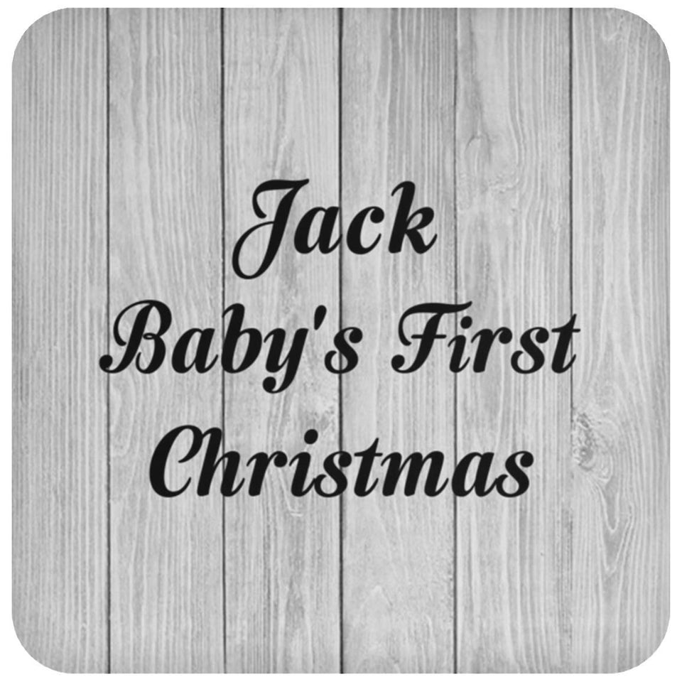 Jack Baby's First Christmas - Drink Coaster F