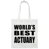 World's Best Actuary - Tote Bag White