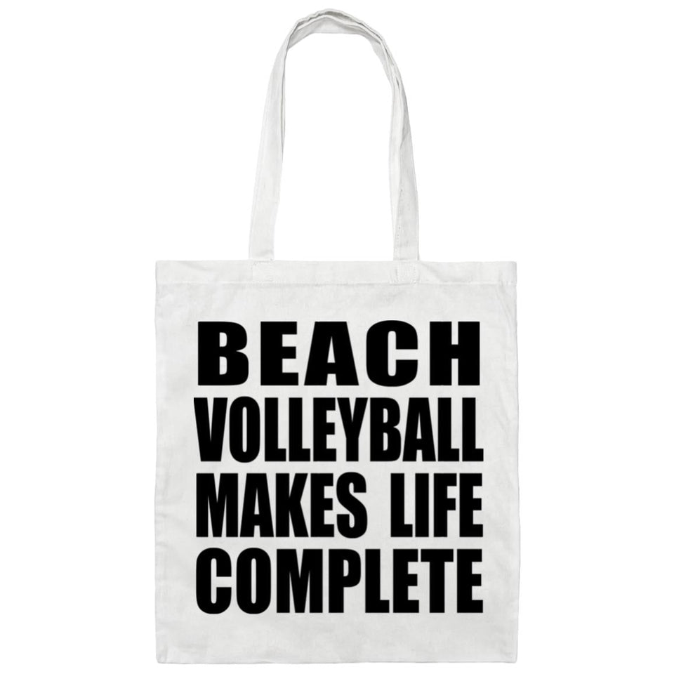 Beach Volleyball Makes Life Complete - Tote Bag White