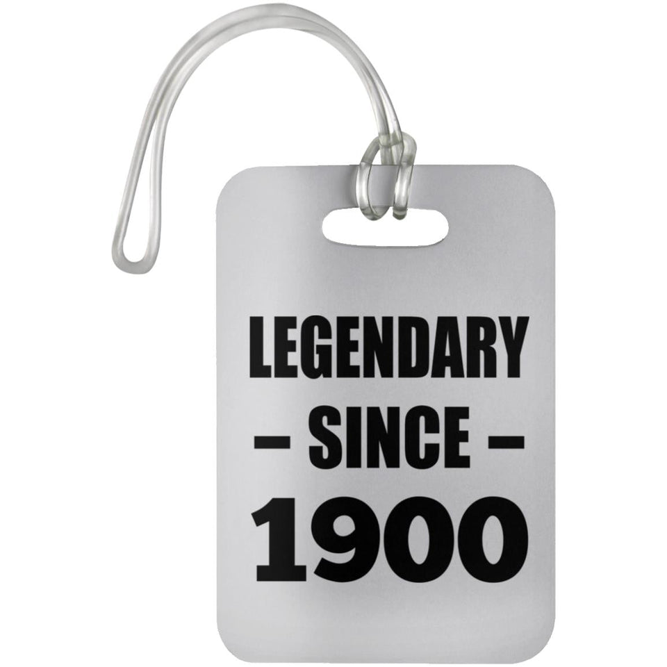 124th Birthday Legendary Since 1900 - Luggage Bag Tag