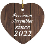Precision Assembler Since 2022 - Heart Ornament D