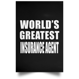 World's Greatest Insurance Agent - Poster Portrait
