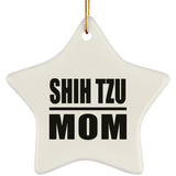 Shih Tzu Mom - Star Ornament